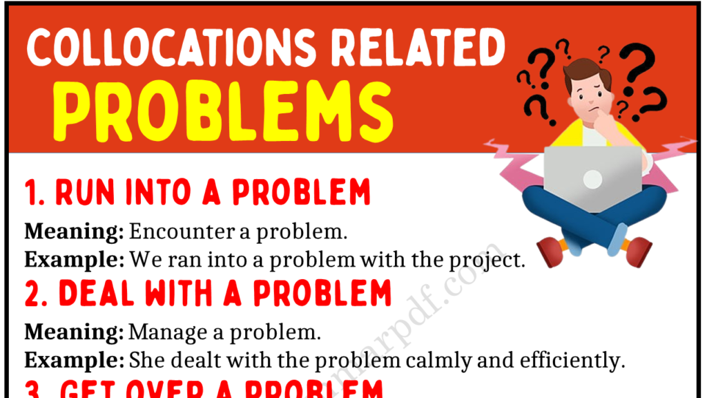 Collocations Related to Problems Copy