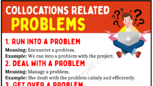 Collocations Related to Problems Copy