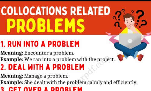 20 Collocations Related to Problems