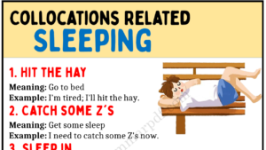 Collocations Related to Sleeping Copy