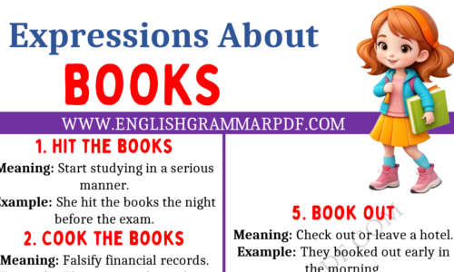 Learn 20 Collocations about BOOKS