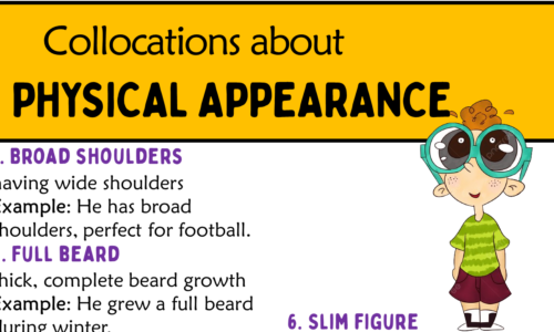 20 Collocations about Physical Appearance