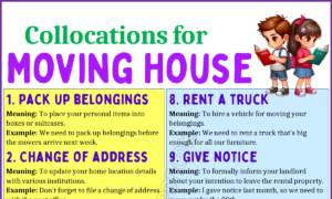 Collocations for Moving House 1