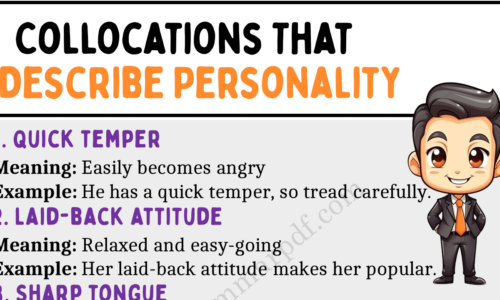 30 Collocations that Describe Personality