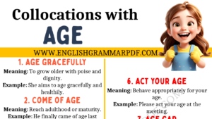 Collocations with AGE Copy