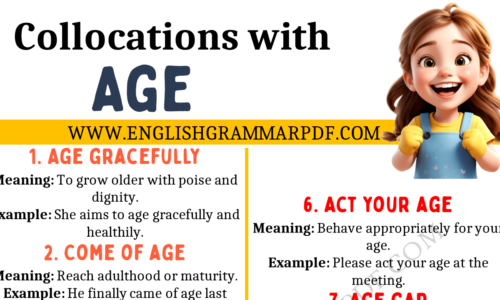 Learn 15 Interesting Collocations with “AGE”