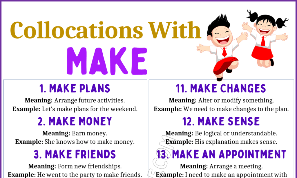 Collocations with Make 1