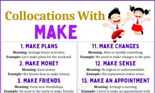 20 Handy Collocations with Make