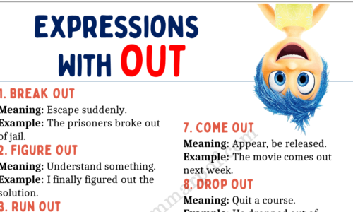 20 English Expression With “OUT”