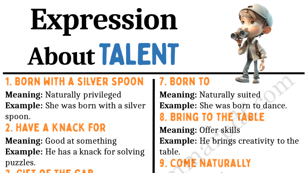 Expressions About Talent Copy