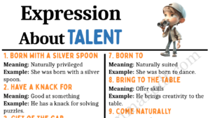 Expressions About Talent Copy