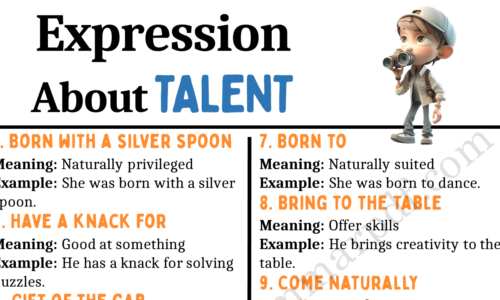 20 Expressions About Talent in English