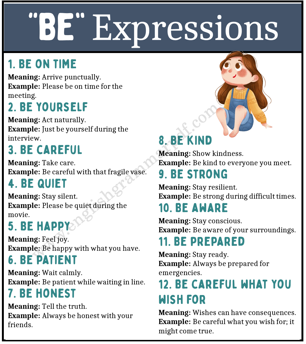 Expressions With BE
