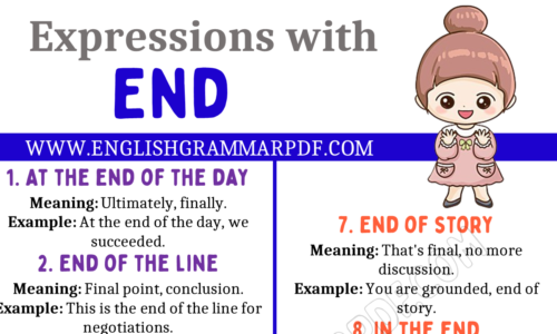 20 Expressions with “End” in English