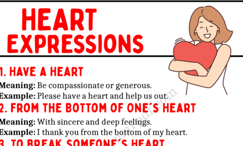 Learn 20 Expressions with “Heart”