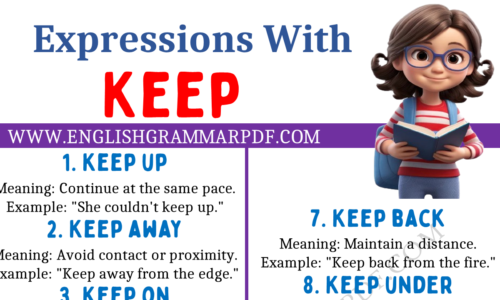 20 Expressions with “Keep” in English