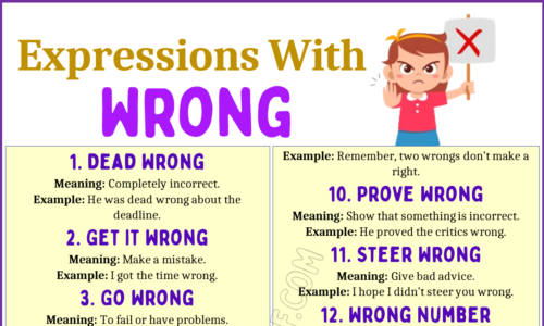 20 Expressions with “Wrong” (Very Helpful)