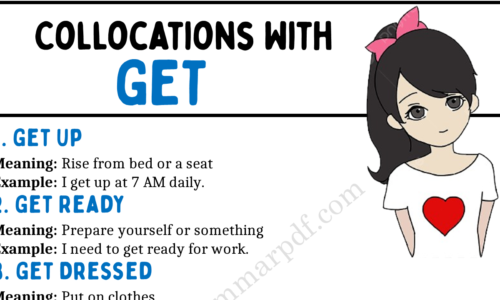 20 Collocations with “Get” in English