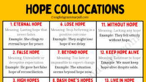 Hope Collocations Copy