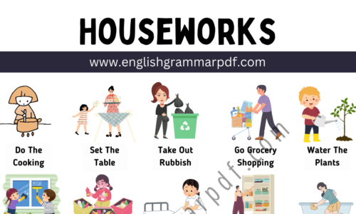 How to Talk about Housework in English (With Pictures)!