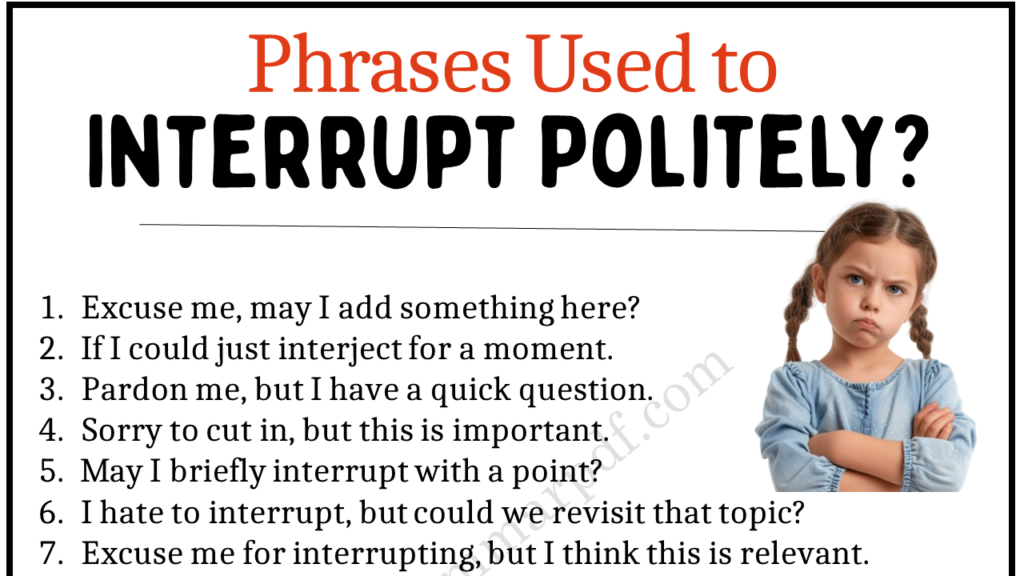How to Interrupt Politely Copy