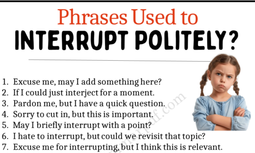 How to Interrupt Politely!