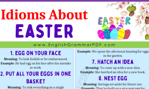 20 Charming Idioms About Easter