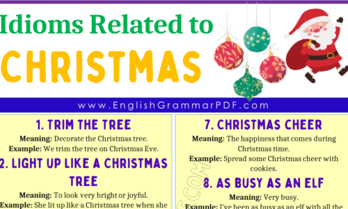 20 Idioms Related to Christmas