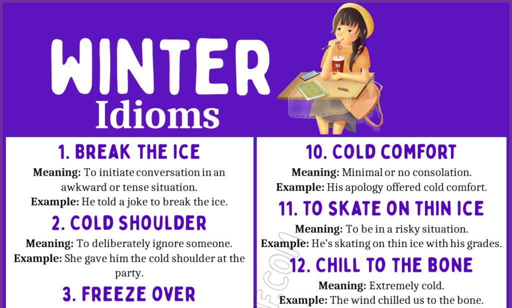 Idioms and Expressions About Winter 2