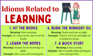 Idioms and Expressions Related to Learning 1