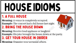 Idioms with House Copy