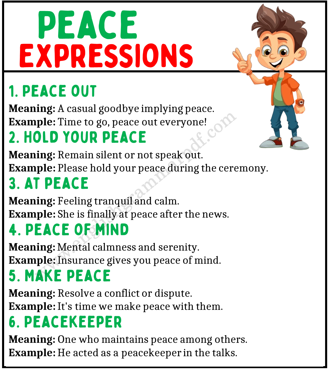 PEACE Expressions