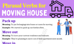 Phrasal Verbs for Moving House 1