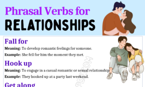 Phrasal Verbs for Relationships 1