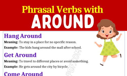 Phrasal Verbs with Around