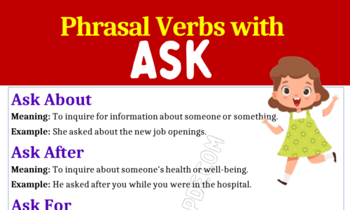 Phrasal Verbs with Ask