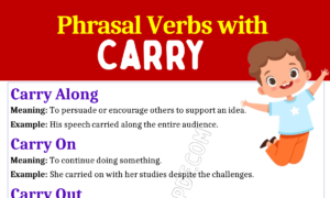 Phrasal Verbs with Carry 1