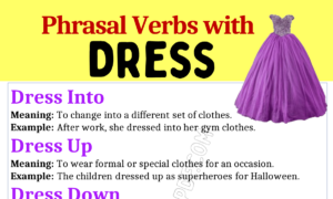 Phrasal Verbs with Dress 22