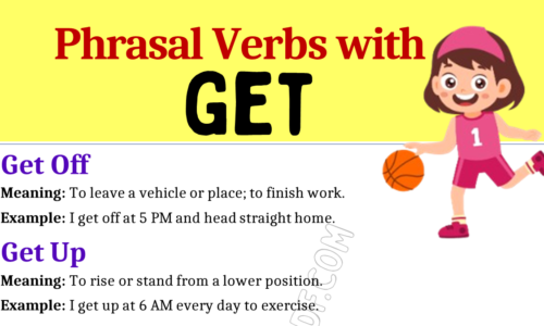 Phrasal Verbs with Get