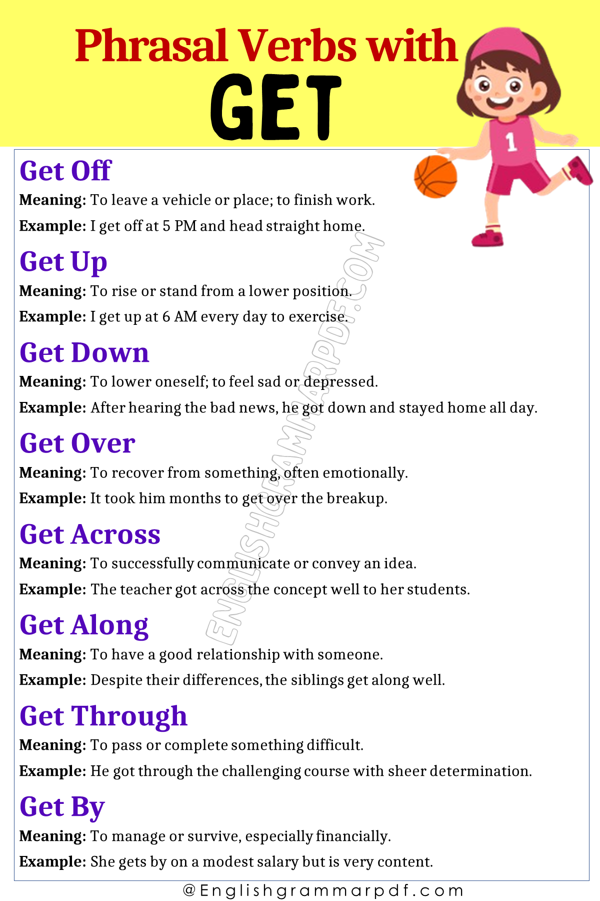 Phrasal Verbs with Get