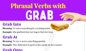 Phrasal Verbs with Grab 1