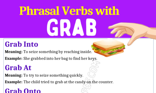 Phrasal Verbs with Grab