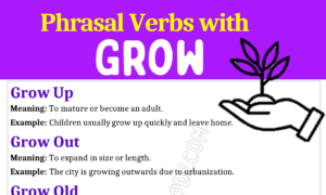 Phrasal Verbs with Grow 1