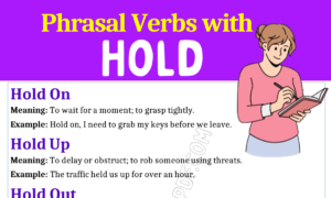 Phrasal Verbs with Hold 1