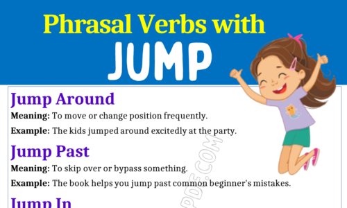 Phrasal Verbs with Jump