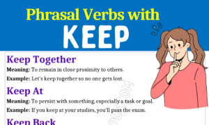 Phrasal Verbs with Keep 1