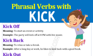 Phrasal Verbs with Kick 1