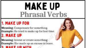 Phrasal Verbs with “Make Up” Copy