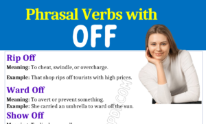 Phrasal Verbs with Off 1