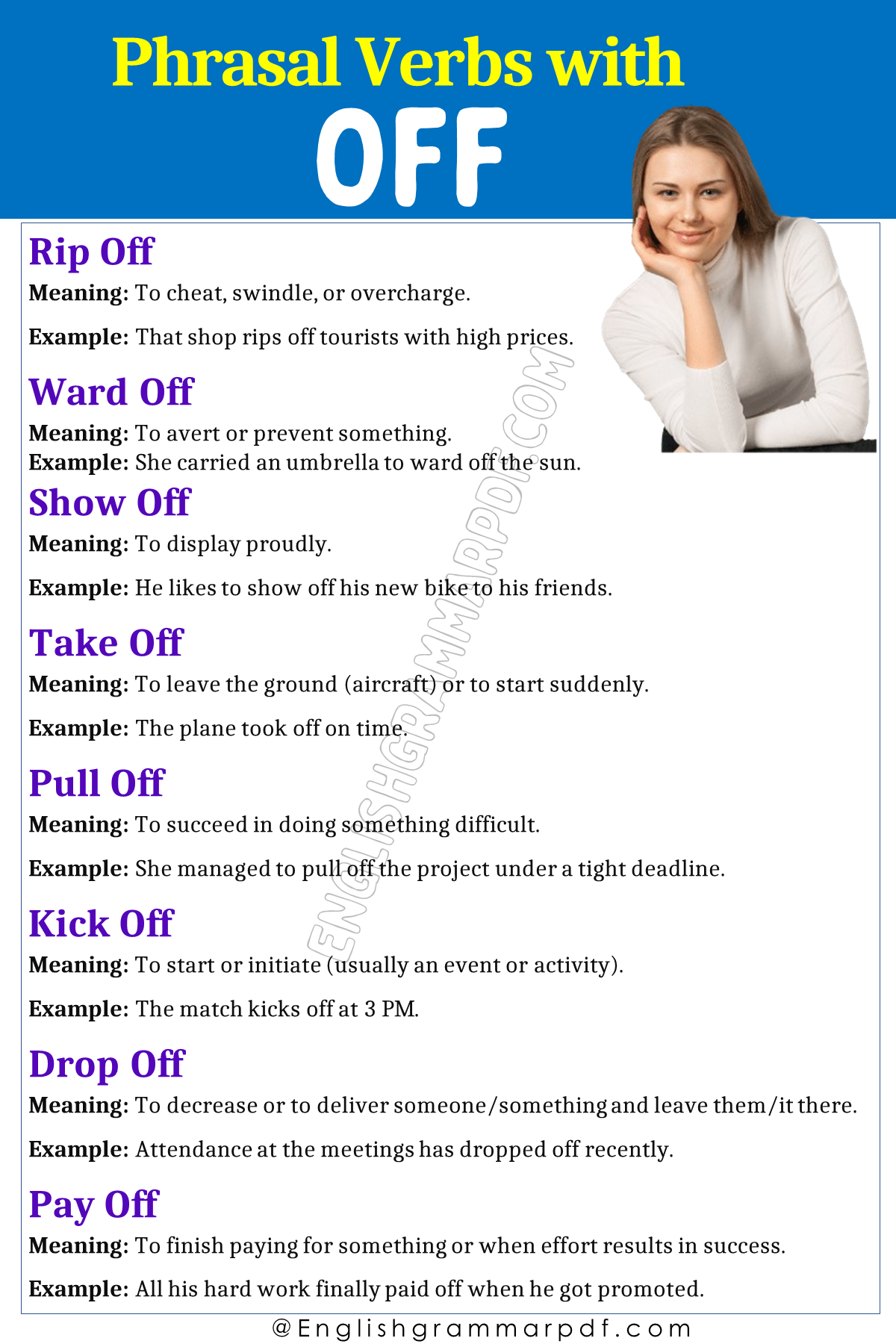 Phrasal Verbs with Off